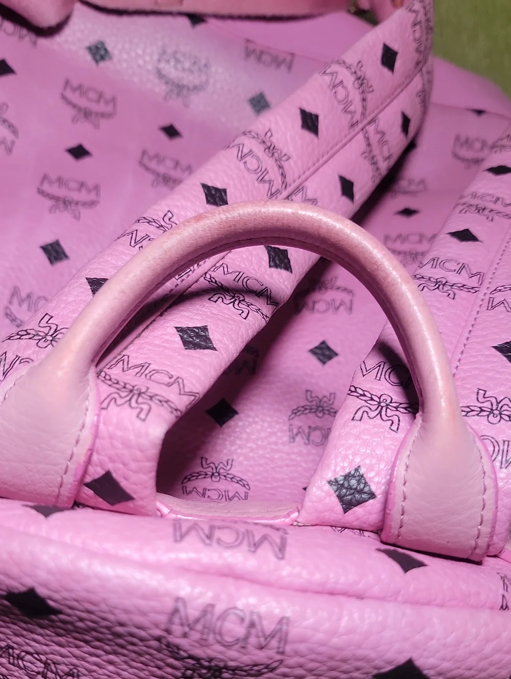 MCM Studdard  Pink Backpack
